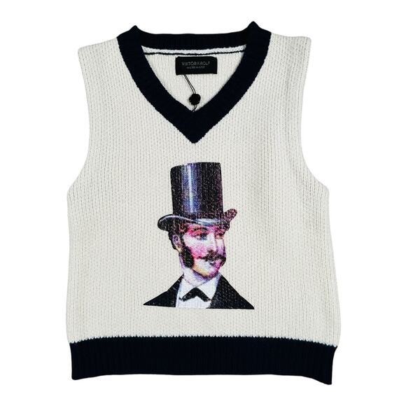 VIKTOR AND ROLF MISTER MISTER MENS SLIM DANDY VEST NWT LARGE - Picture 1 of 6